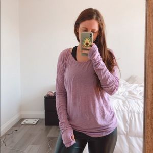 Purple Long Sleeve Under Armour Tee